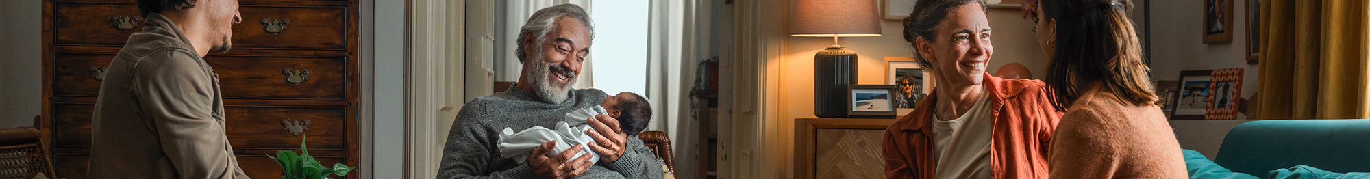 grandpa holding baby